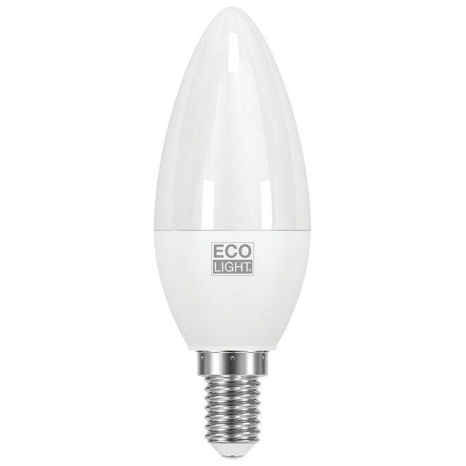 Bisonte Lampadina Led Candela E14 8W=60W 806lm 4000k