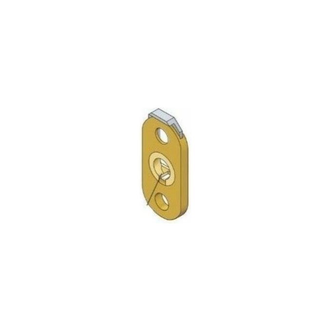Disec Bmar02a18 Ol Bl Martellina Ovale Ottone Lucido