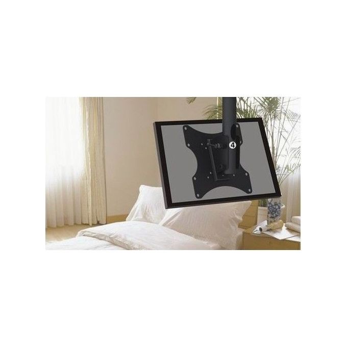 Nuova Video Suono Supporto Staffa da Soffitto Max 37'' 50kg Nero