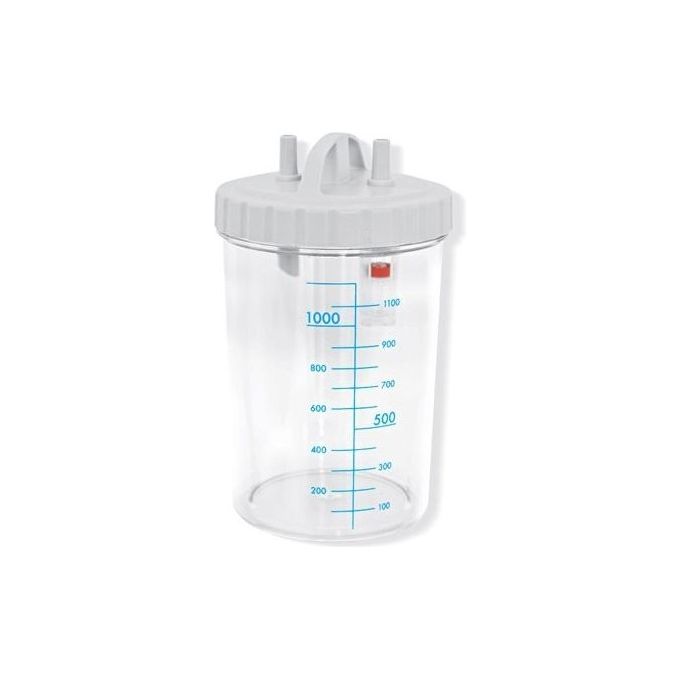 Vaso 1 Litro Con Coperchio - Autoclavabile A 134°C 1 pz.