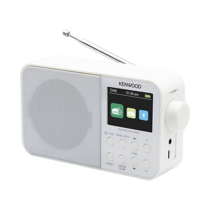 Kenwood CR M30DAB Radio Portatile Bianco
