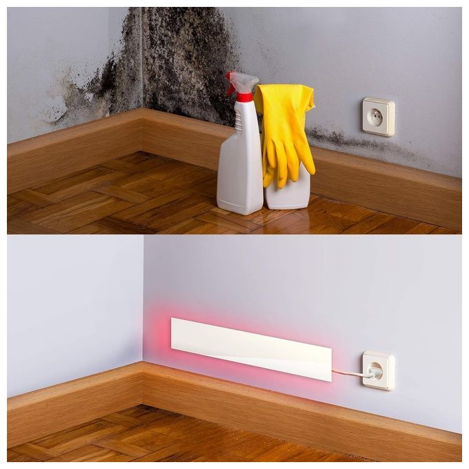 ELIAS Deumidificatore per muro interno bianco anti muffa mod. 9120085210154