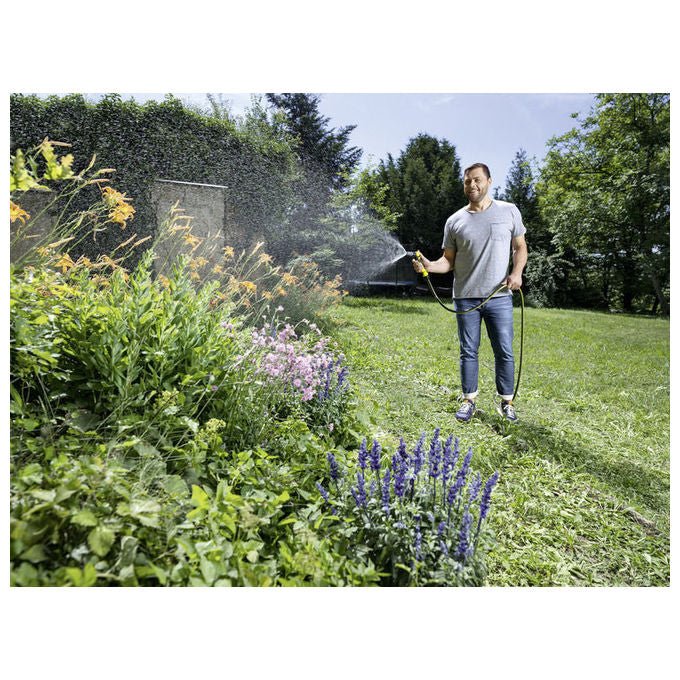 Kärcher 2.645-322.0 PERFORMANCE PLUS 3-4'' Tubo da Giardino 25 m 30 bar resistente ai nodi e UV colore Nero Giallo