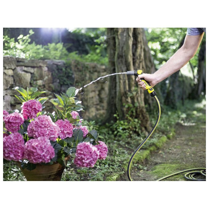 Kärcher 2.645-322.0 PERFORMANCE PLUS 3-4'' Tubo da Giardino 25 m 30 bar resistente ai nodi e UV colore Nero Giallo