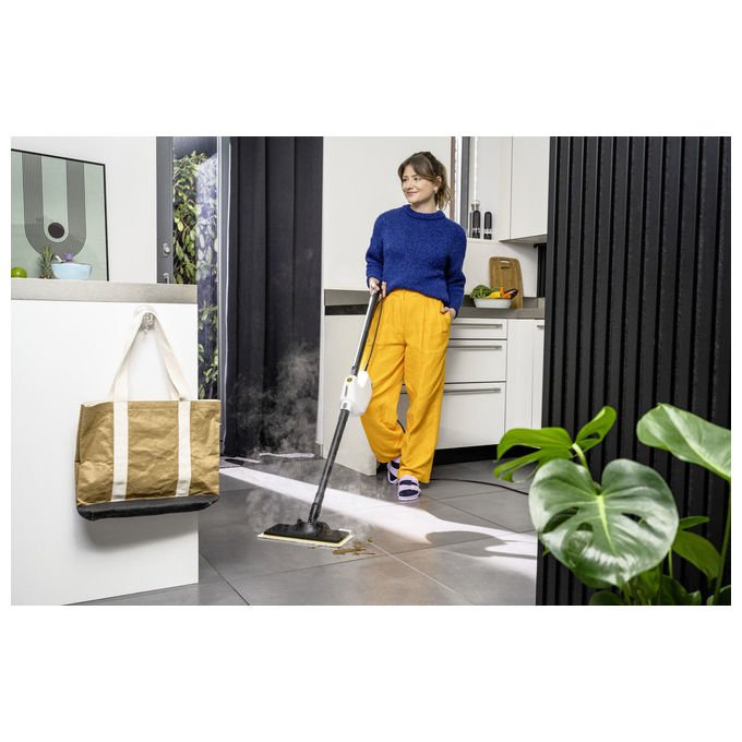 Kärcher 2.863-372.0 Set di pulizia per pavimenti originale potenza 1200 W capacita' serbatoio 0.2 litri tempo riscaldamento 3 minuti pressione vapore 3 bar colore Nero