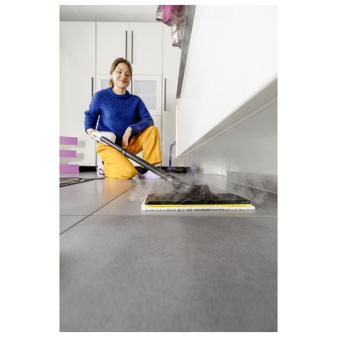 Kärcher 2.863-372.0 Set di pulizia per pavimenti originale potenza 1200 W capacita' serbatoio 0.2 litri tempo riscaldamento 3 minuti pressione vapore 3 bar colore Nero