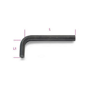 BETA Chiave Esagonale Brugola Piegate Acciaio Brunito - ISO 2936 - 96-n mm 6