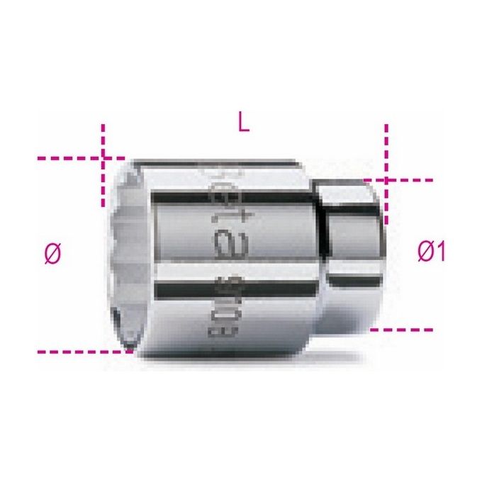 Chiave Bussola Poligonale 3-8 Mm 10
