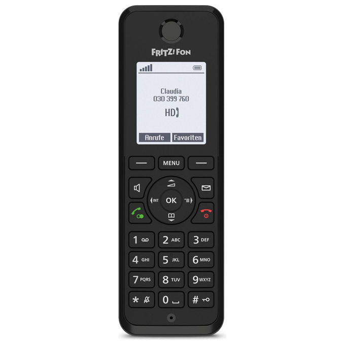Fritz! 20003097 Fon M3 Telefono DECT con Vivavoce Identificatore di Chiamata Display 1.8'' colore Nero