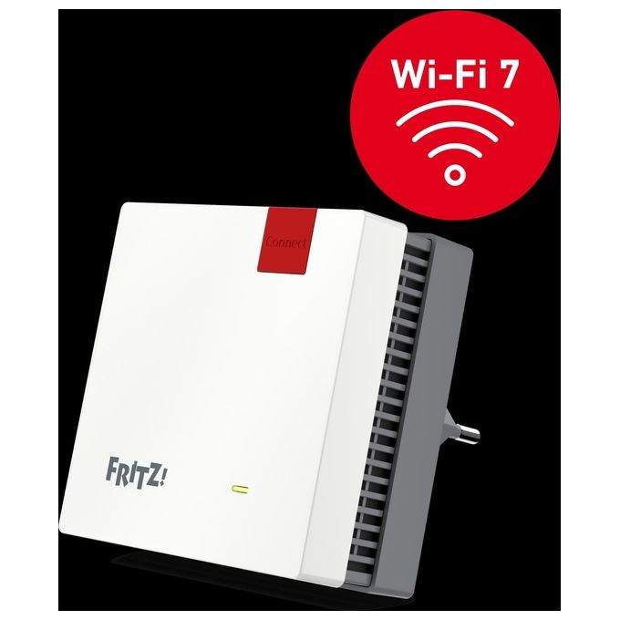 Fritz! 20003134 Sistema Wi-Fi Mesh Dual-band 2.4 GHz 5 GHz Wi-Fi 7 802.11be 3600 Mbit-s Rosso Bianco