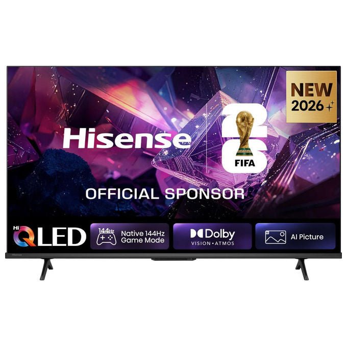 Hisense 20018525 Q7 Series Televisore QLED 4K 43'' 144Hz Dolby Vision IQ HDR10+ Dolby Atmos VIDAA OS Alexa Built-in AirPlay2 colore Nero