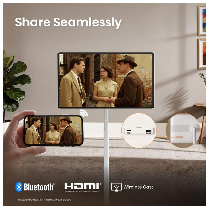 Hisense 20019248 32S6S TV 4K Ultra HD Android Wi-Fi 81,3 cm (32'') Risoluzione 3840x2160 Pixel HDR10 colore Bianco