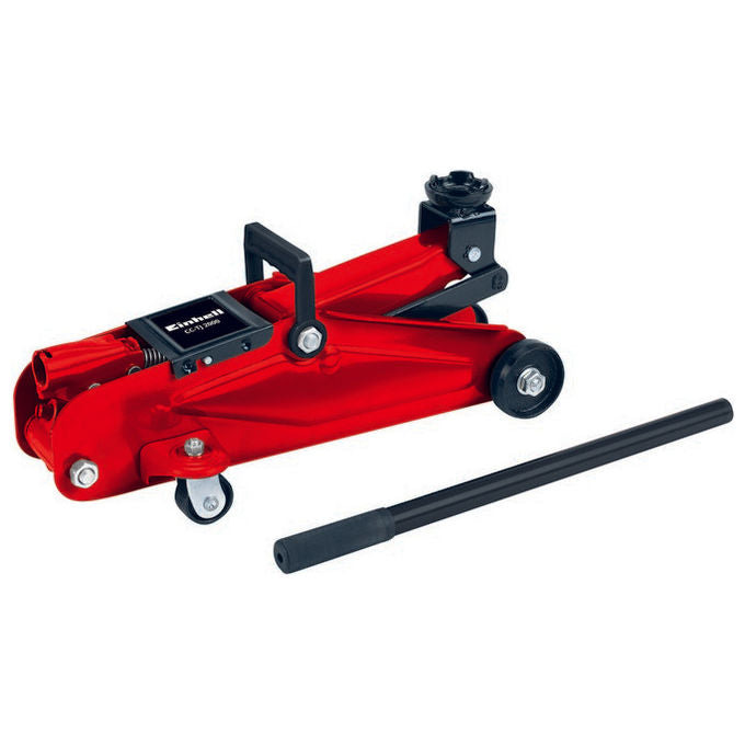 Einhell Cricchetto Idraulico Carrellabile CC-TJ 2000 per Trasporto e Sollevamento di Carichi Pesanti