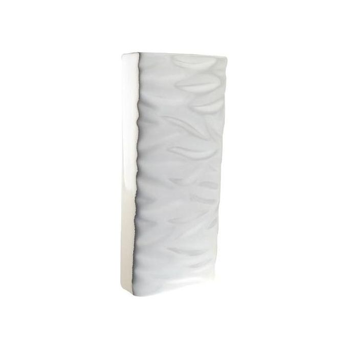 Il Coccio Umidificatore per Termosifoni Bianco in Ceramica in Rilievo