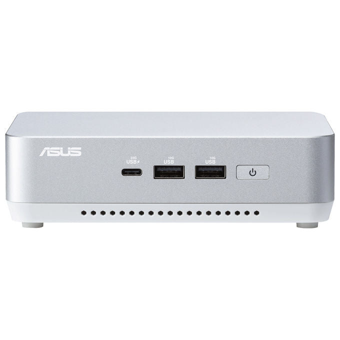 Asus 90AR0051-M0051-M000J0 NUC 14 Pro+ Mini PC barebone Intel Core Ultra 9 185H RAM fino a 96 GB DDR5 SSD M.2 Wi-Fi 6E Bluetooth 5.3 HDMI 2.1 colore Argento