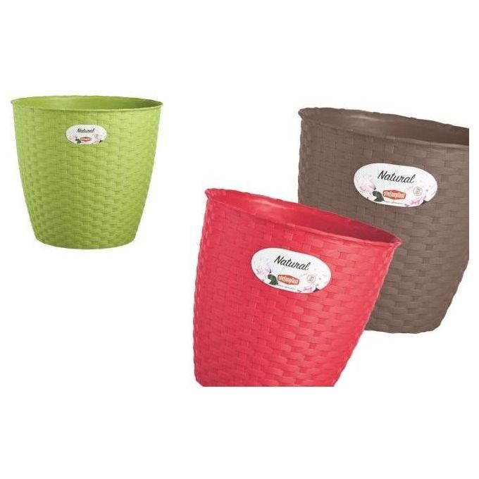 Stefanplast Coprivaso Rattan 14cm Tortora