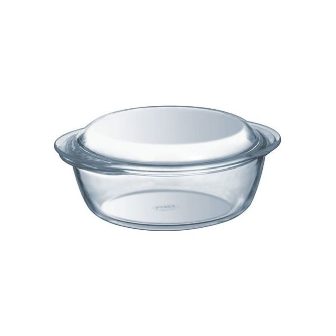 Pyrex Casseruola Tonda con Coperchio 1.3 Litri Trasparente
