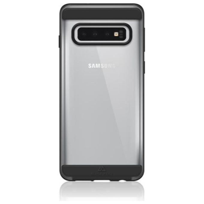Black Rock Air Robust Cover per Samsung Galaxy S10 Grigio-Trasparente