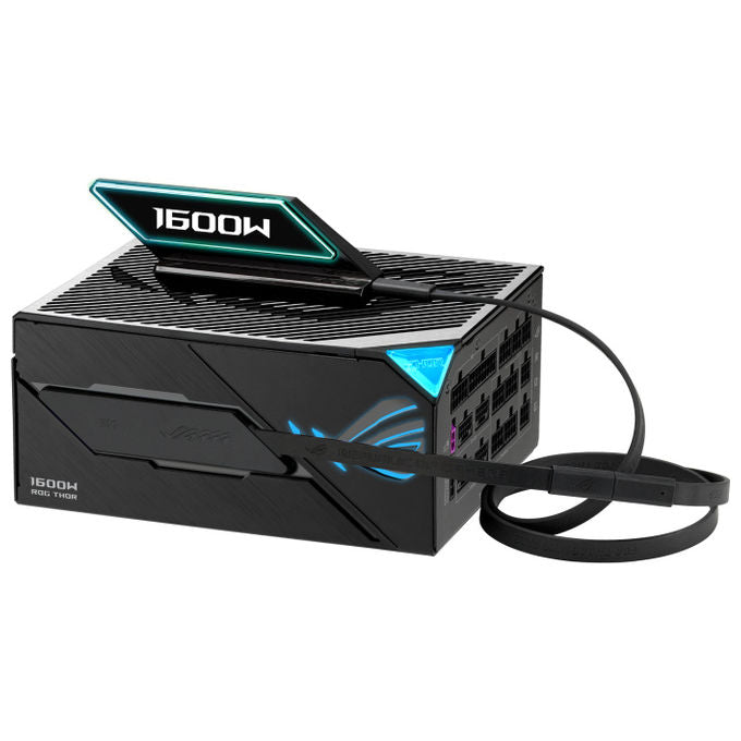 Asus 90YE00VB-B0NA00 ROG-THOR-1600T3-GAMING-EVO Alimentatore per Computer 1600 W 80 PLUS Titanium ATX Grigio