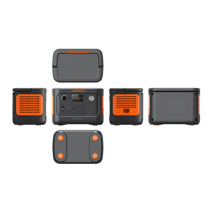 Jackery 21-0001-000213 Explorer 240 v2 Stazione di Alimentazione Portatile 256 Wh 300 W Batteria Ioni di Litio colore Nero Arancione