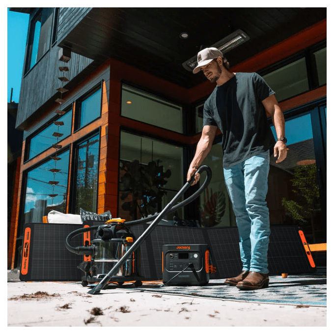 Jackery 21-0001-000267 Explorer 2000 v2 Stazione di Alimentazione Portatile 2042 Wh 2200 W 17,5 Kg colore Nero Arancione