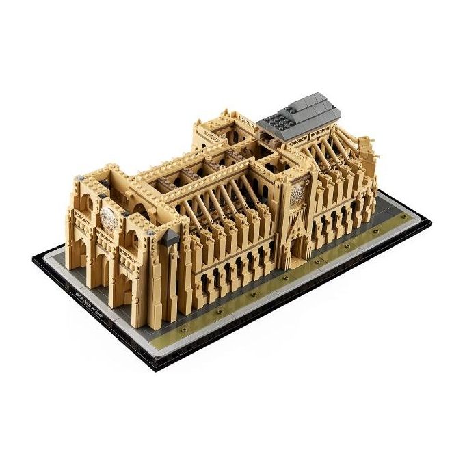 LEGO Architecture Notre-Dame de Paris Kit Modellismo per Adulti da Costruire Modellino di Monumento da Collezione Gadget Regalo di Compleanno per Mamma Papa' Amanti della Storia 21061
