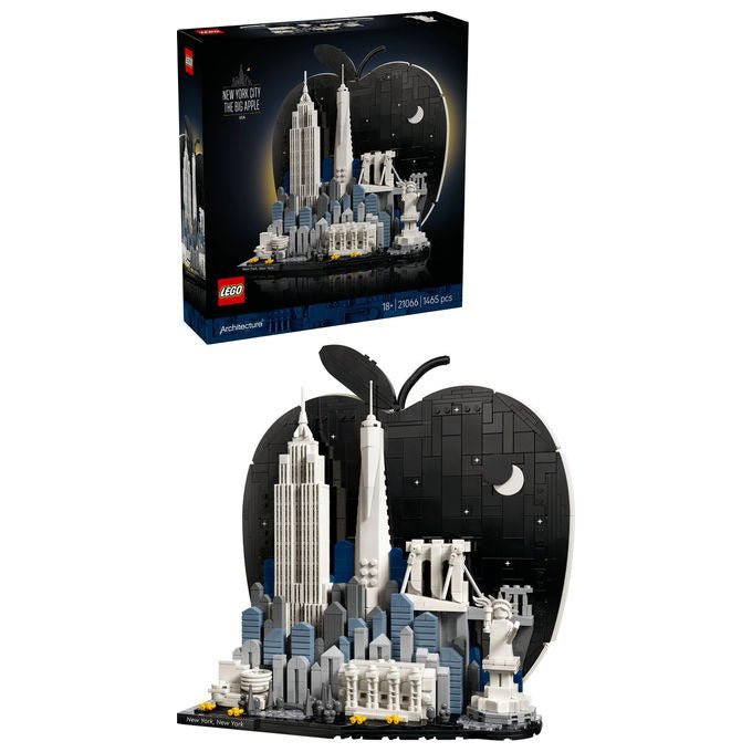 Lego 21066 Architecture New York City La Grande Mela Set Costruzioni per Adulti 1465 Pezzi colore Multicolore