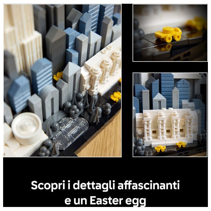 Lego 21066 Architecture New York City La Grande Mela Set Costruzioni per Adulti 1465 Pezzi colore Multicolore