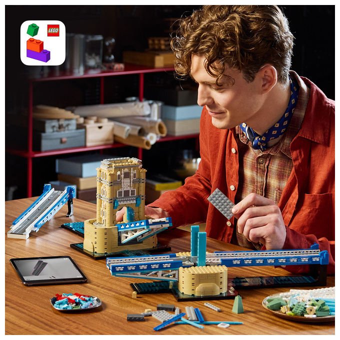 Lego 21067 Architecture Modello di Costruzione Ponte di Londra 3745 pezzi dimensioni 35x89x19 cm colore Multicolore