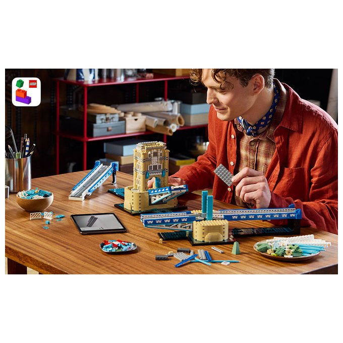 Lego 21067 Architecture Modello di Costruzione Ponte di Londra 3745 pezzi dimensioni 35x89x19 cm colore Multicolore