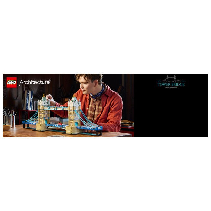 Lego 21067 Architecture Modello di Costruzione Ponte di Londra 3745 pezzi dimensioni 35x89x19 cm colore Multicolore