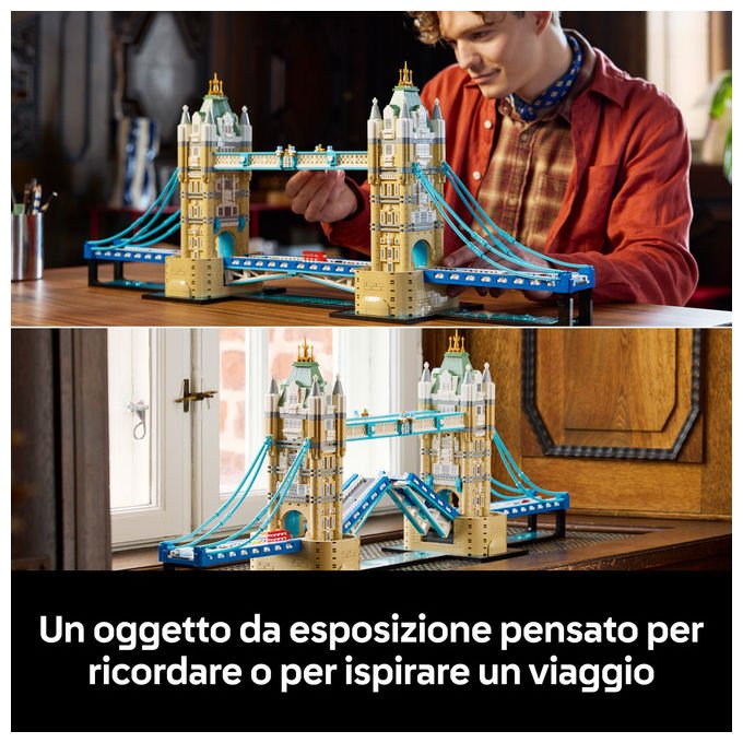 Lego 21067 Architecture Modello di Costruzione Ponte di Londra 3745 pezzi dimensioni 35x89x19 cm colore Multicolore