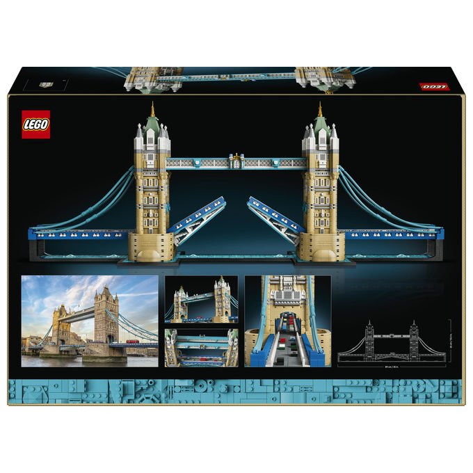 Lego 21067 Architecture Modello di Costruzione Ponte di Londra 3745 pezzi dimensioni 35x89x19 cm colore Multicolore