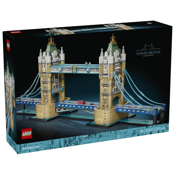 Lego 21067 Architecture Modello di Costruzione Ponte di Londra 3745 pezzi dimensioni 35x89x19 cm colore Multicolore