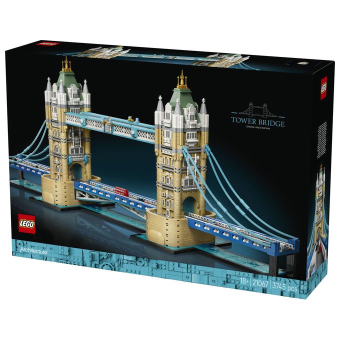 Lego 21067 Architecture Modello di Costruzione Ponte di Londra 3745 pezzi dimensioni 35x89x19 cm colore Multicolore