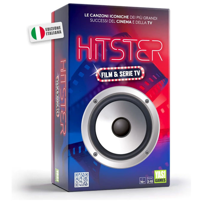 Rocco Giocattoli Hitster Gioco da Tavolo Musicale Film e Serie TV 308 Carte 2-10 Giocatori 16+
