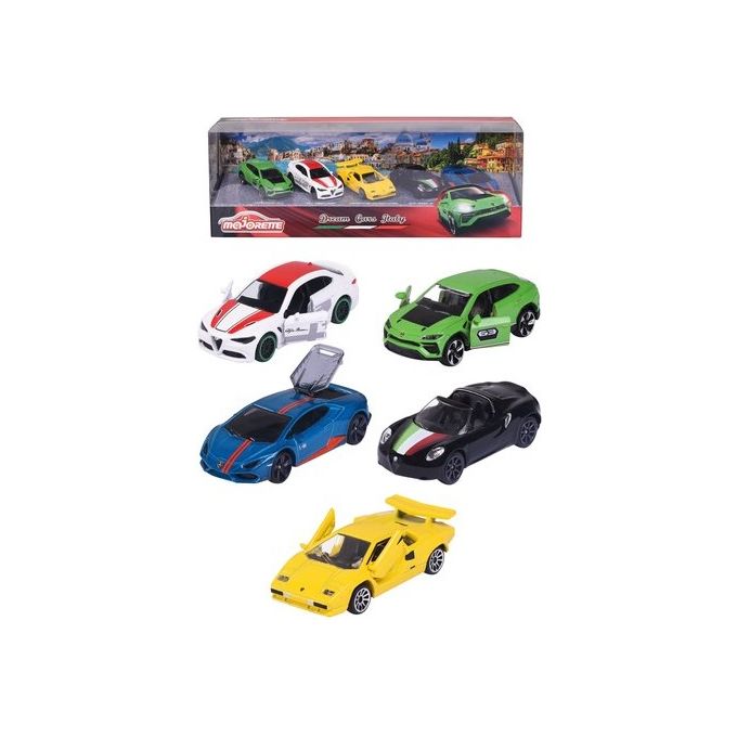 Simba Auto Modello Majorette Dream Cars Italy 5 Veicoli