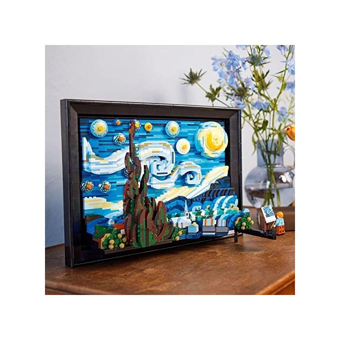 LEGO Ideas set costruzione 3D notte stellata di Van Gogh 2316 pezzi per adulti 21333