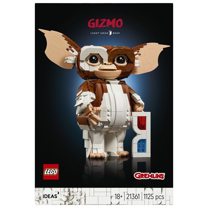 Lego IDEAS 21361 Gremlins Gizmo Set da costruzione figura posabile 1125 pezzi Multicolore