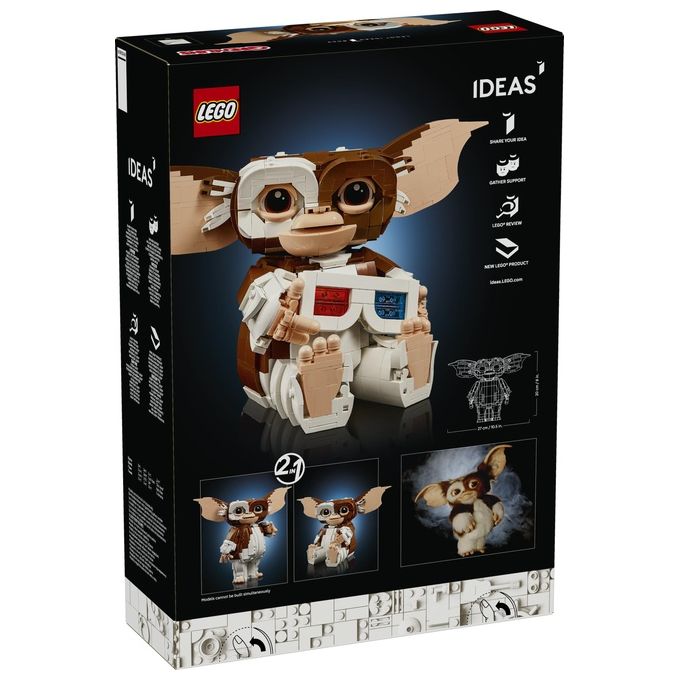 Lego IDEAS 21361 Gremlins Gizmo Set da costruzione figura posabile 1125 pezzi Multicolore