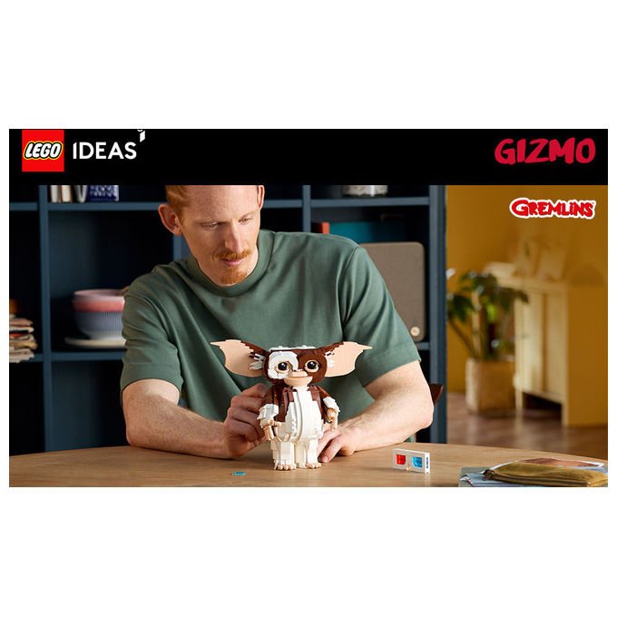 Lego IDEAS 21361 Gremlins Gizmo Set da costruzione figura posabile 1125 pezzi Multicolore