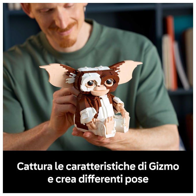 Lego IDEAS 21361 Gremlins Gizmo Set da costruzione figura posabile 1125 pezzi Multicolore