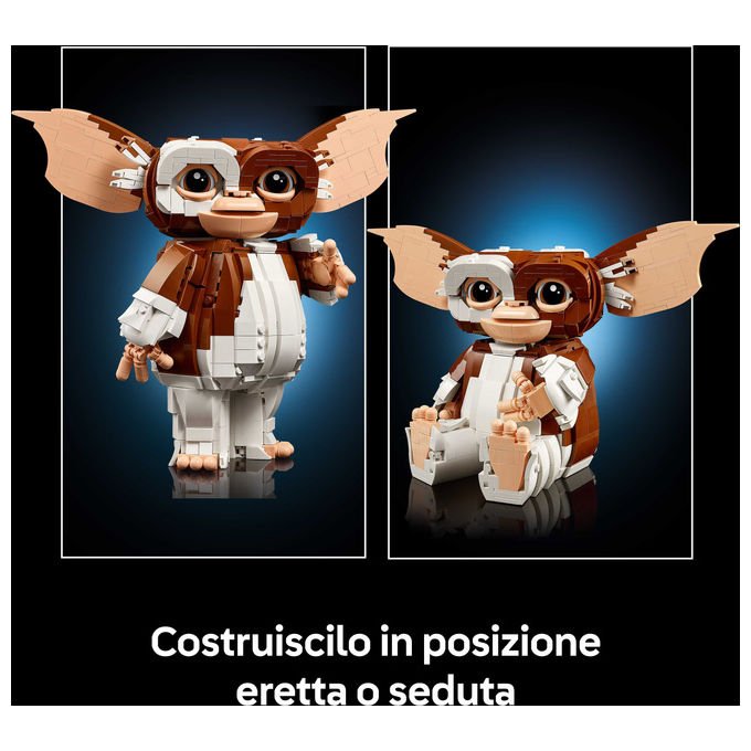Lego IDEAS 21361 Gremlins Gizmo Set da costruzione figura posabile 1125 pezzi Multicolore