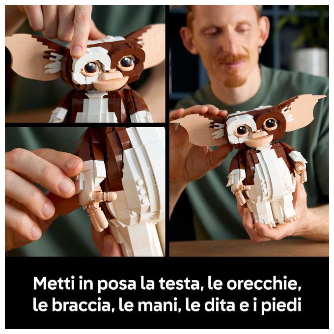 Lego IDEAS 21361 Gremlins Gizmo Set da costruzione figura posabile 1125 pezzi Multicolore