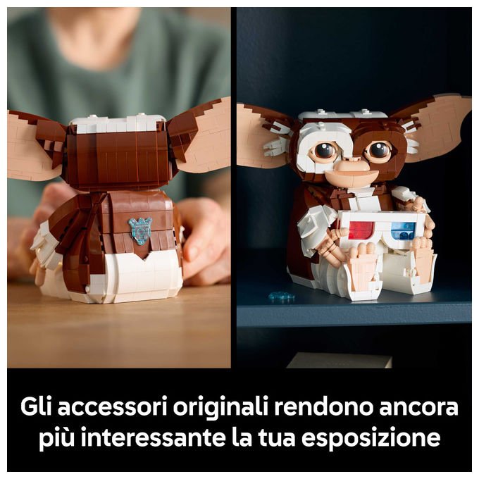 Lego IDEAS 21361 Gremlins Gizmo Set da costruzione figura posabile 1125 pezzi Multicolore