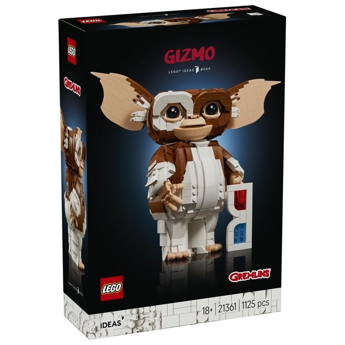 Lego IDEAS 21361 Gremlins Gizmo Set da costruzione figura posabile 1125 pezzi Multicolore