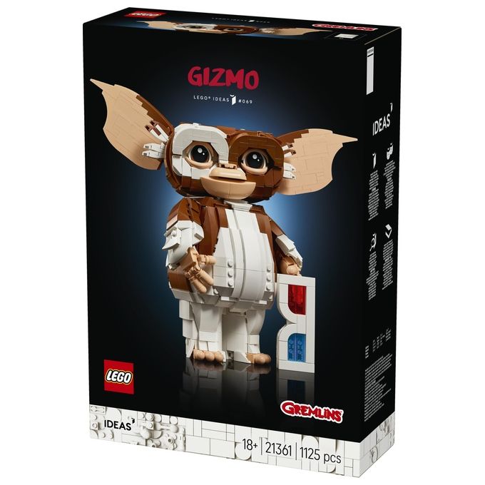Lego IDEAS 21361 Gremlins Gizmo Set da costruzione figura posabile 1125 pezzi Multicolore