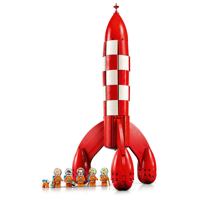 Lego 21367 LEGO Ideas Set da Costruzione Razzo Lunare di Tintin 1283 Pezzi 5 Minifigure colore Multicolore