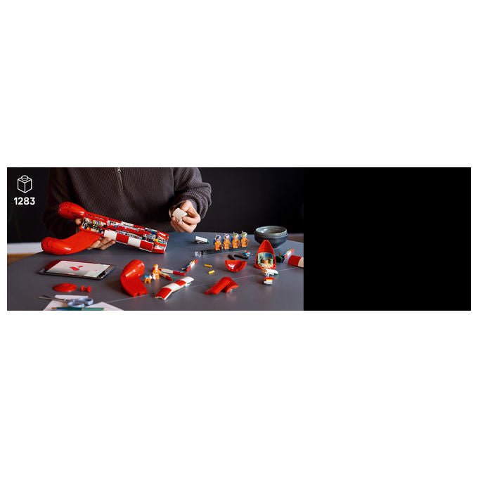 Lego 21367 LEGO Ideas Set da Costruzione Razzo Lunare di Tintin 1283 Pezzi 5 Minifigure colore Multicolore