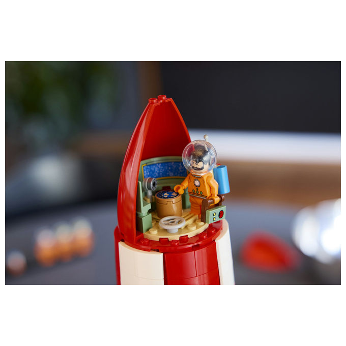 Lego 21367 LEGO Ideas Set da Costruzione Razzo Lunare di Tintin 1283 Pezzi 5 Minifigure colore Multicolore